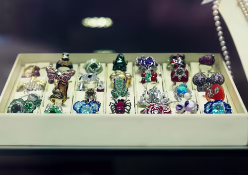 jewels in a box